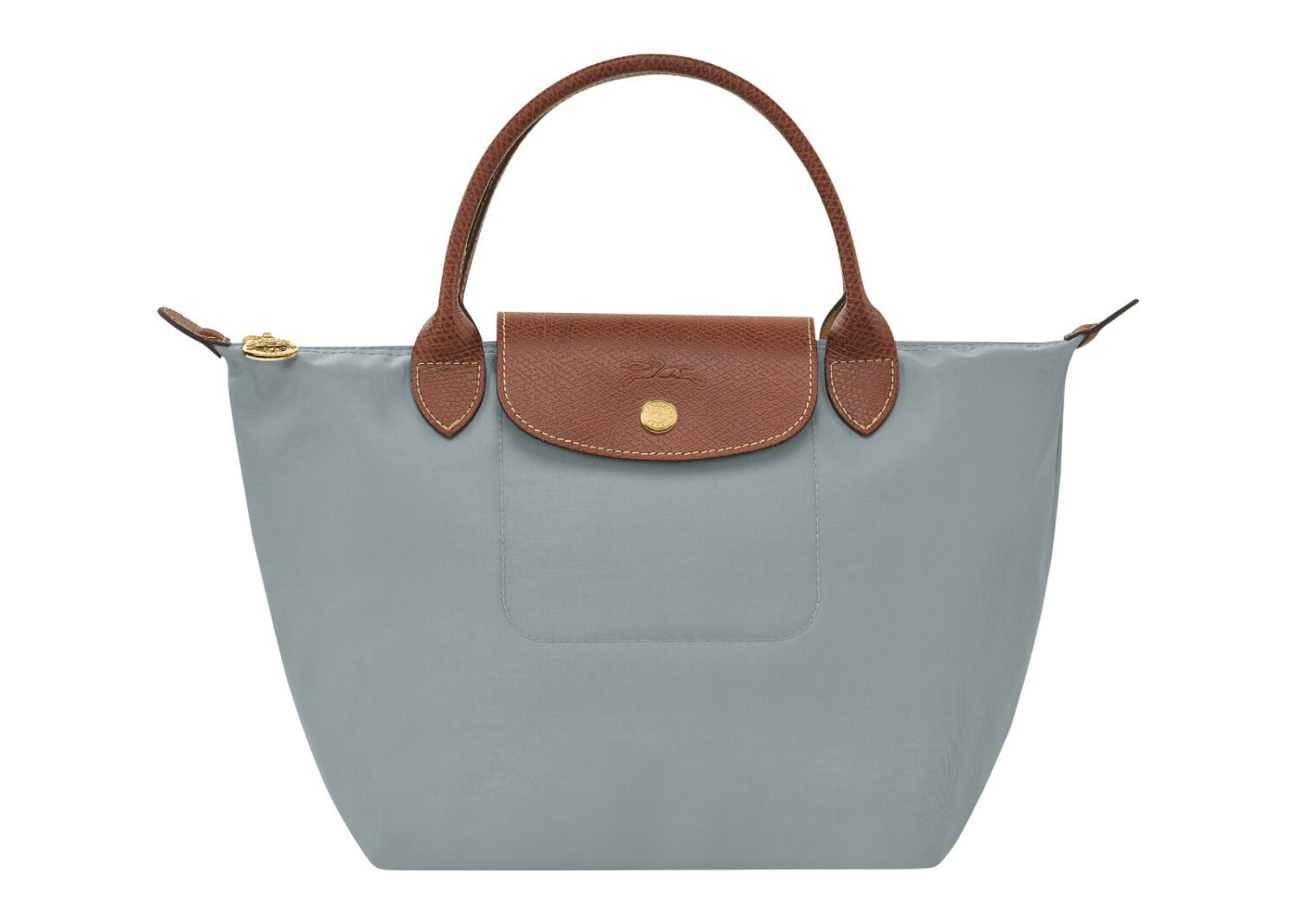 longchamp le pliage original small handbag steel