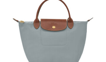 Longchamp Le Pliage Original Small Handbag Steel