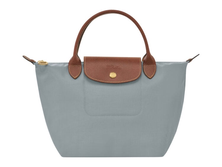 longchamp le pliage original small handbag steel