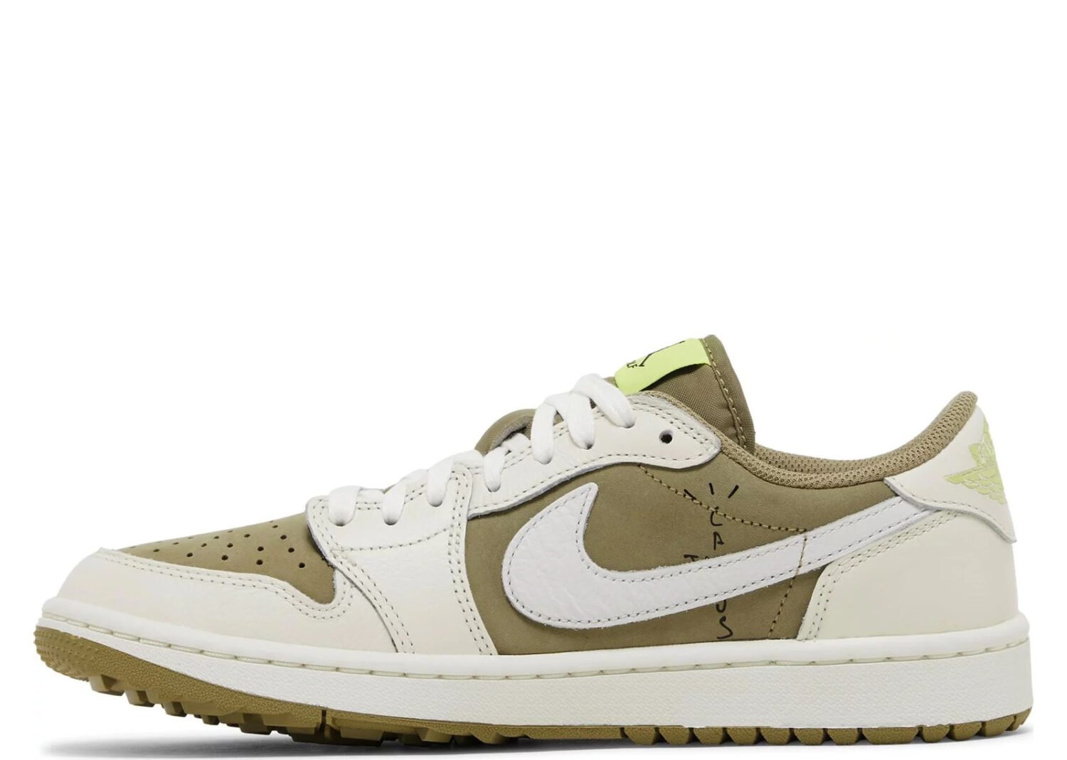 nike air jordan 1 retro low golf travis scott neutral olive1