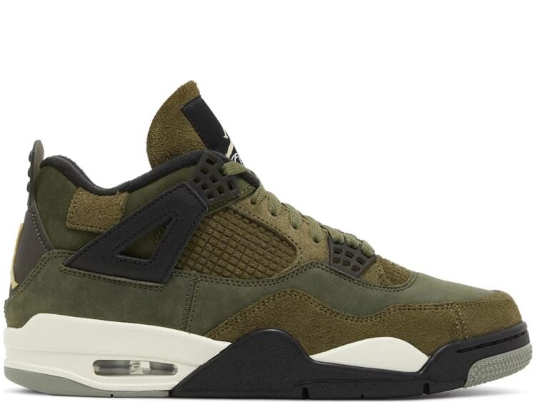 nike air jordan 4 retro se craft medium olive