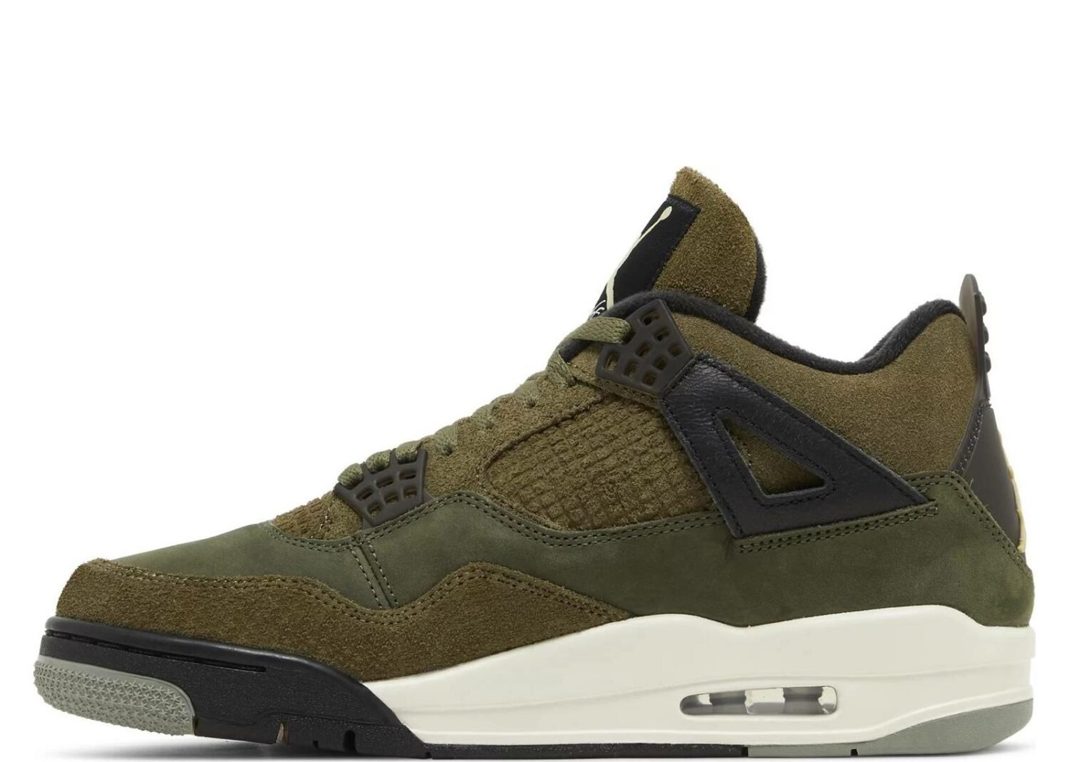 nike air jordan 4 retro se craft medium olive 2