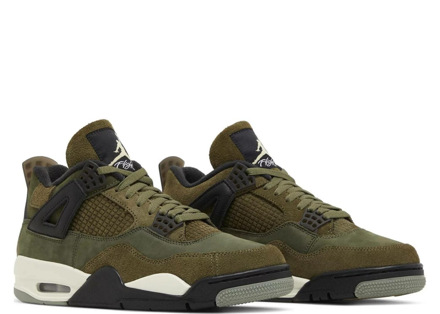 nike air jordan 4 retro se craft medium olive 5