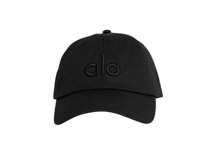 alo yoga off duty cap black black