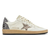 Golden Goose Ball-Star White Beige Silver Glitter (W)