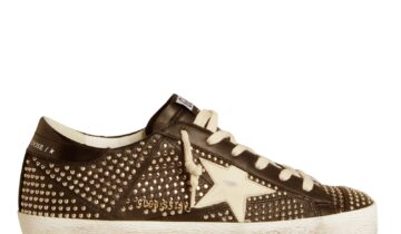 Golden Goose Super-Star Black Nappa Silver (W)