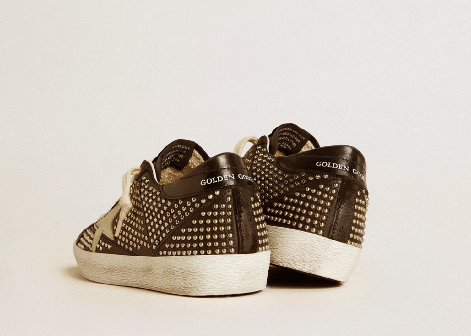 golden goose super star black nappa silver