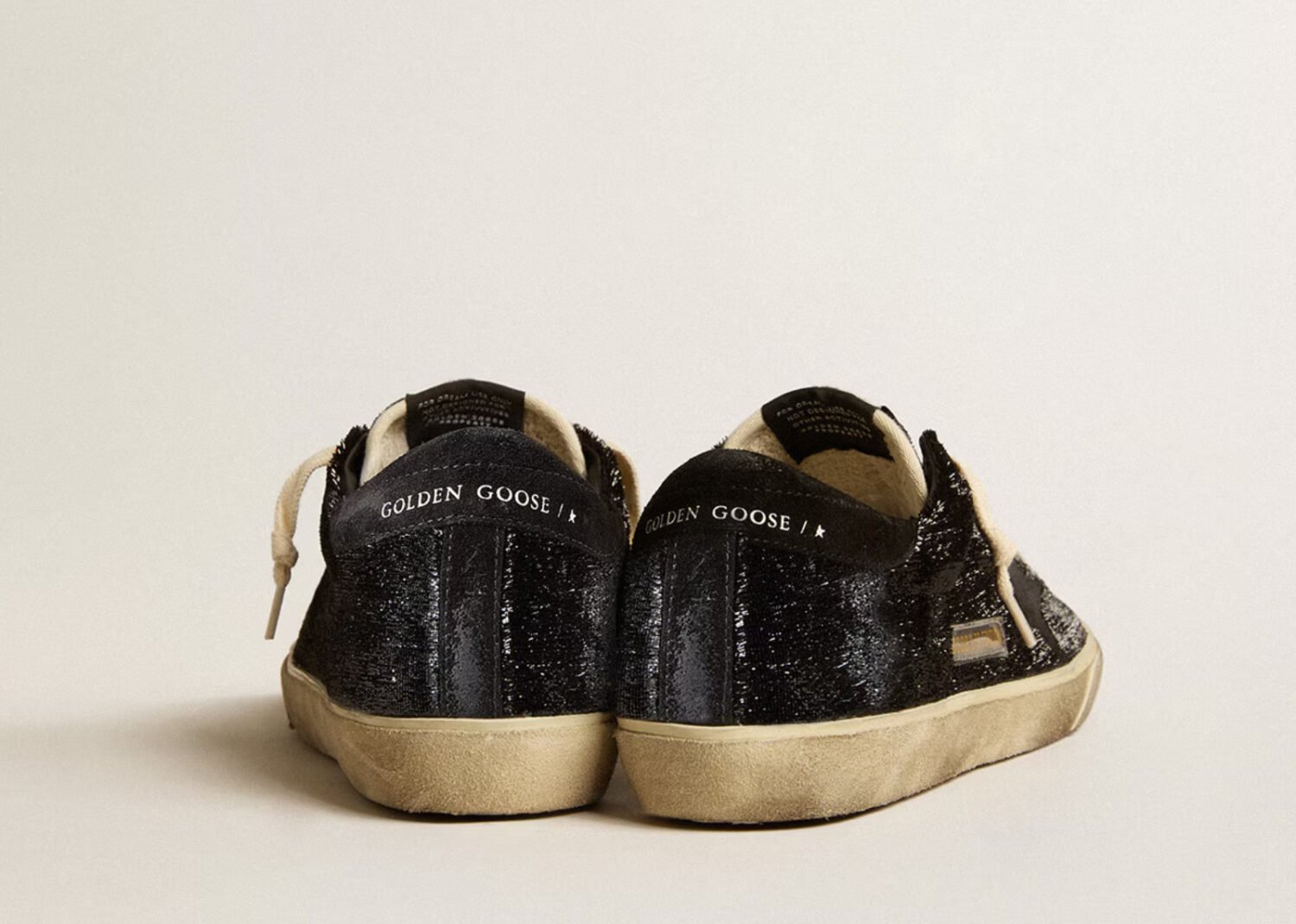 golden goose super star black velvet black suede