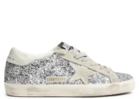 Golden Goose Super-Star Silver Glitter Ice Gray (W)