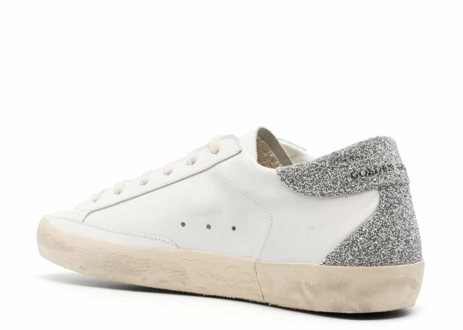golden goose super star silver swarovski crystal star (w)