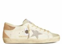 Golden Goose Super-Star White Silver Swarovski Crystal Star (W)