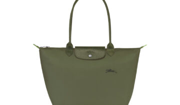 Longchamp Le Pliage Green Large Tote Bag Forest