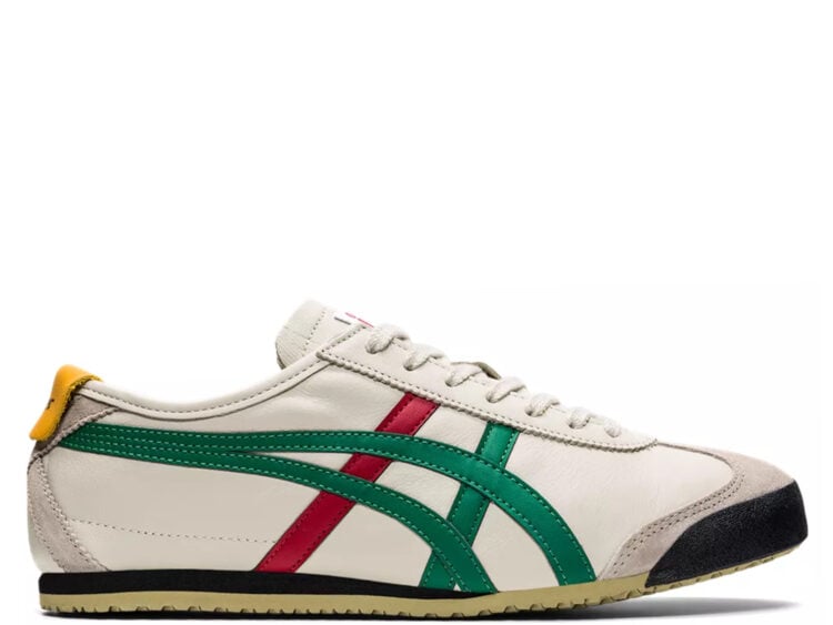 onitsuka tiger mexico 66 birch green red yellow