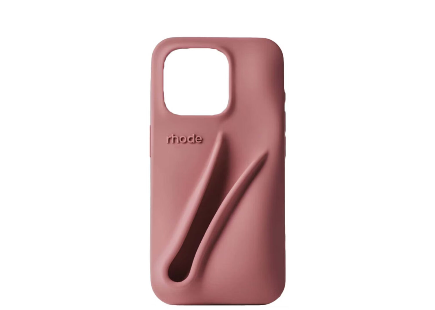 rhode lip case silicone iphone case salty tan