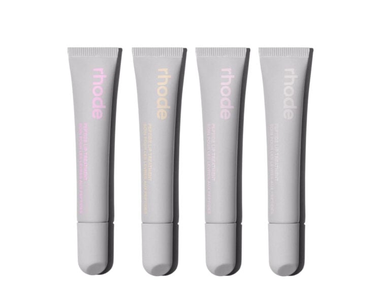 rhode peptide lip treatments all four scents together