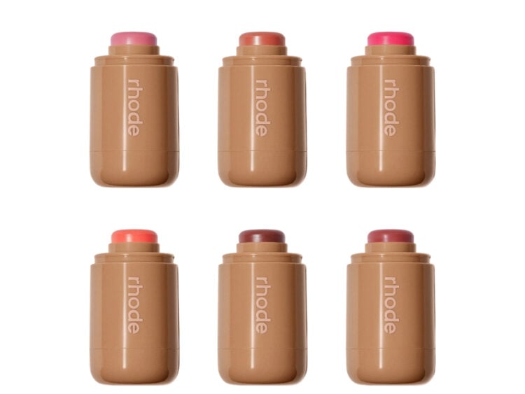 rhode pocket blush all six shades together