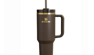 Stanley Chocolate Flowstate Quencher 40oz Tumbler Chocolate Gold