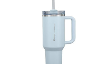 Stanley x Starbucks Flowstate Quencher 40oz Tumbler Spring Blue
