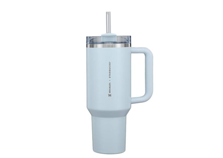 stanley x starbucks flowstate quencher 40oz tumbler spring blue