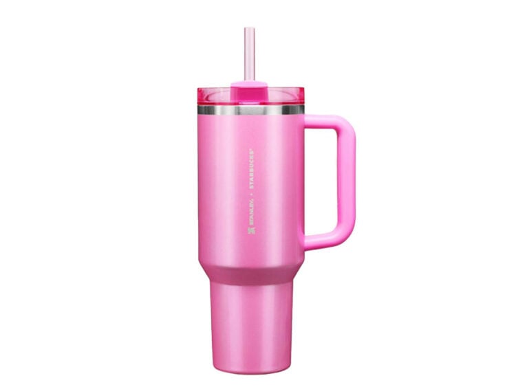 Stanley x Starbucks (Target Exclusive) Quencher 40oz Tumbler Winter Pink (2024)