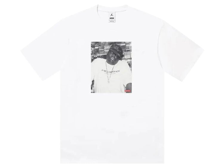 Supreme Jordan Biggie S/S Top White