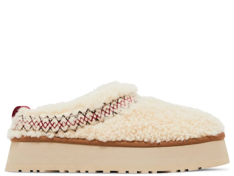 ugg tazz slipper heritage braid natural (w)