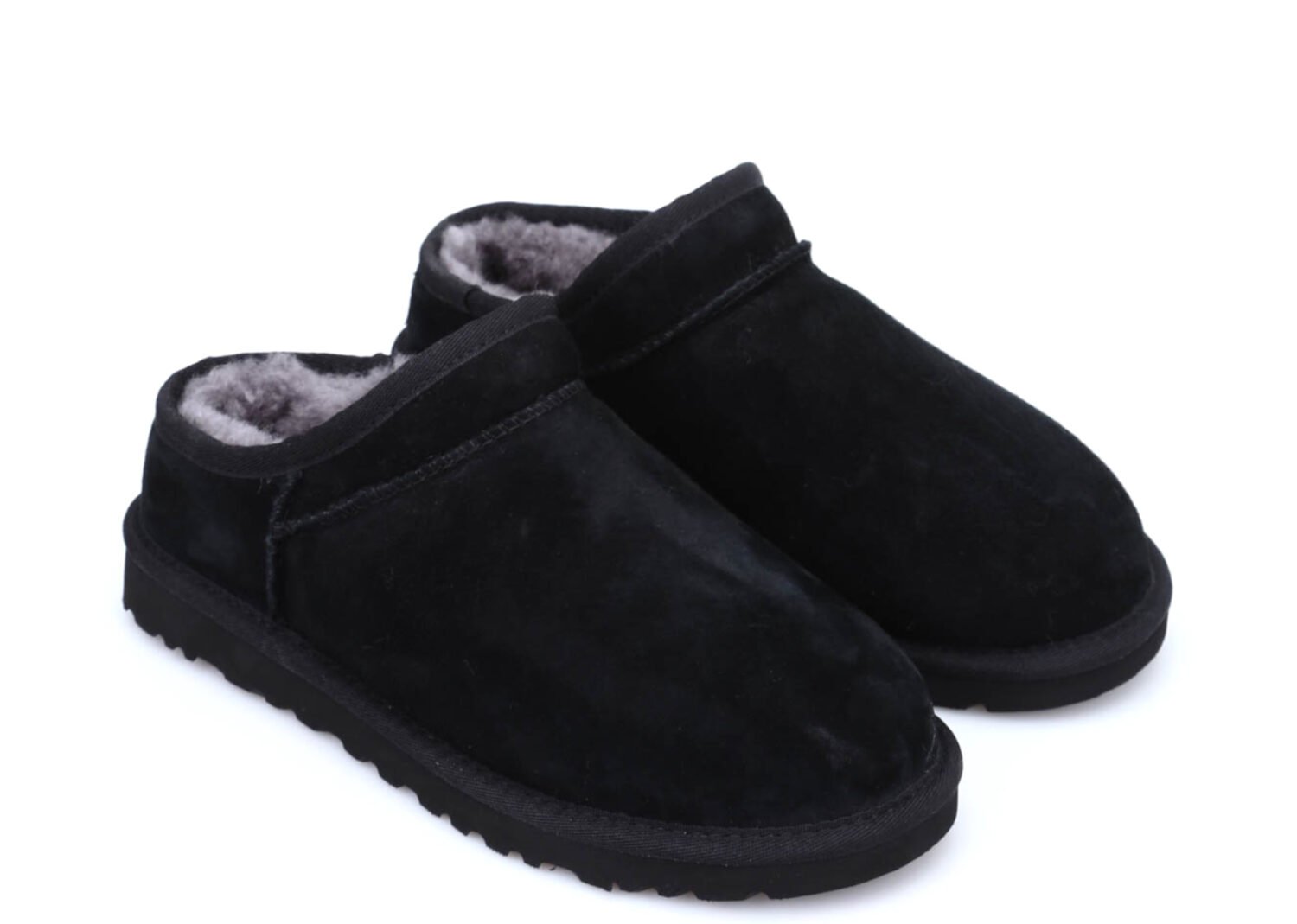 ugg classic slipper black 2