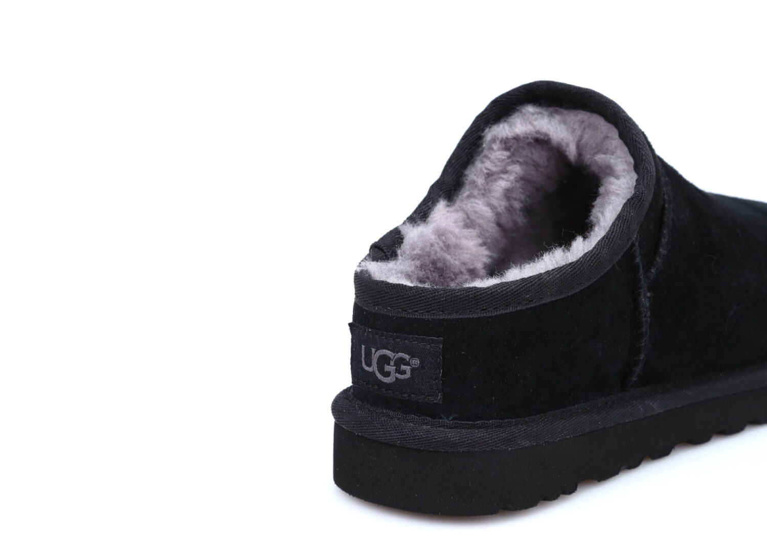 ugg classic slipper black 3