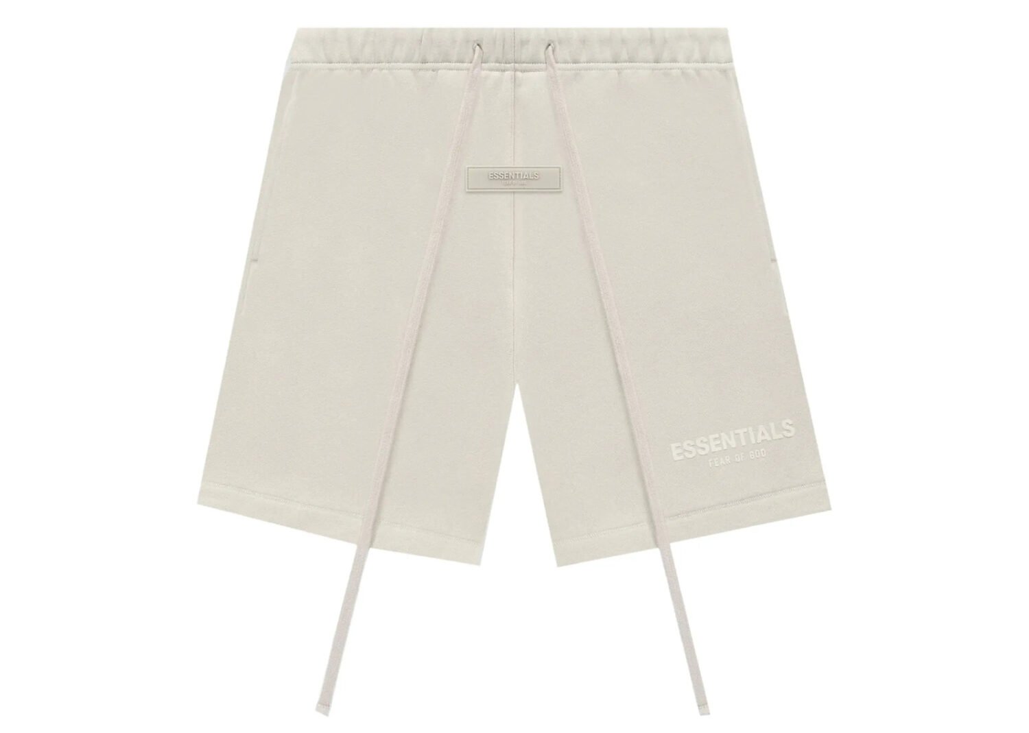 fear of god essentials shorts wheat