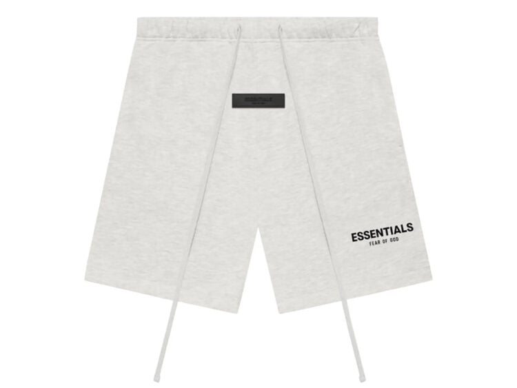 fear of god essentials sweatshort (ss22) light oatmeal