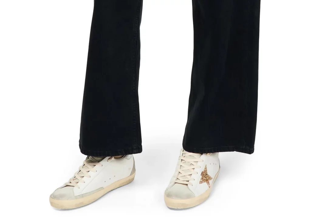Golden Goose Super-Star White Ice Gray Gold Glitter (W) - GWF00102