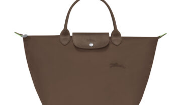 Longchamp Le Pliage Green Medium Handbag Terra