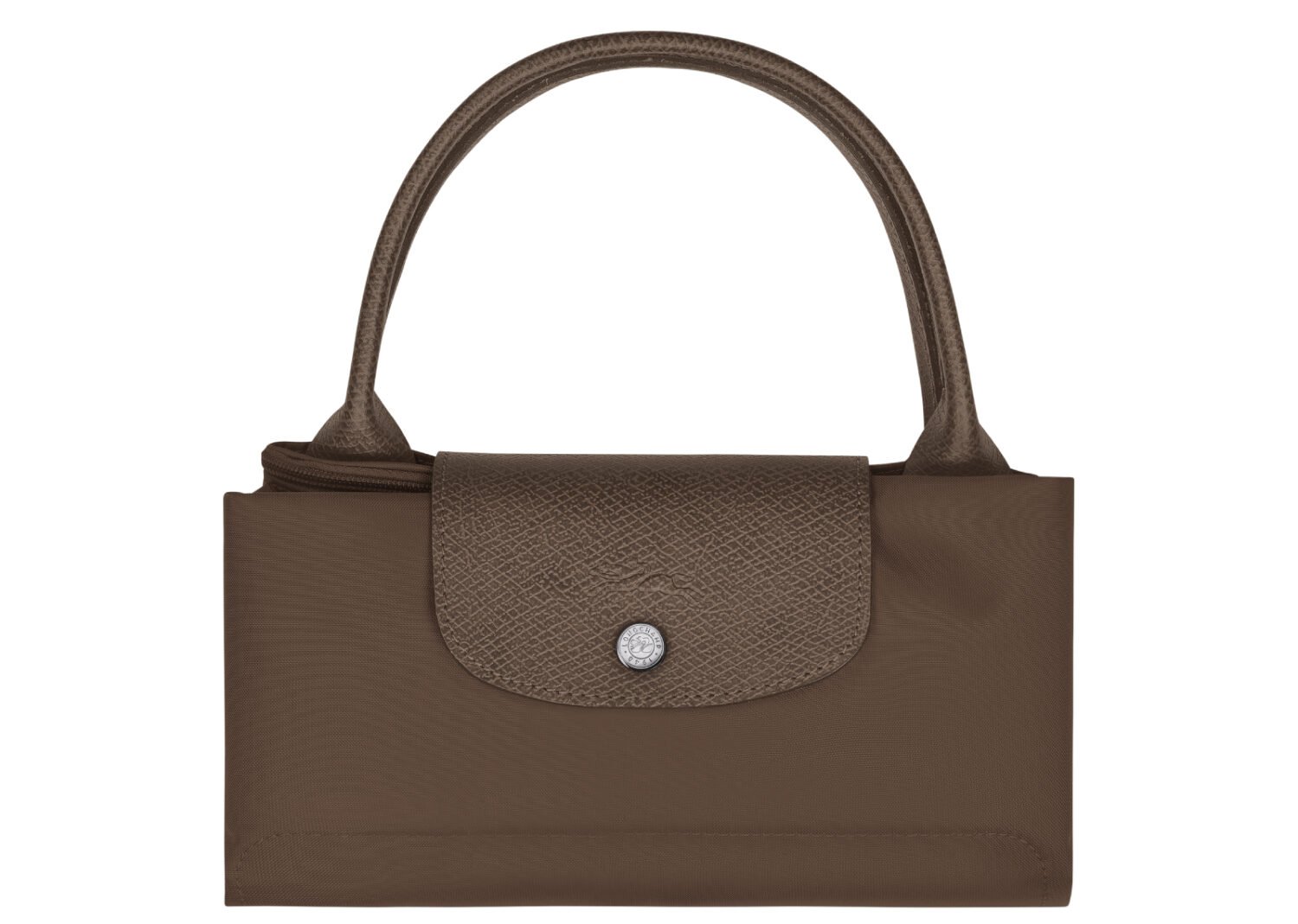 longchamp le pliage green medium handbag terra