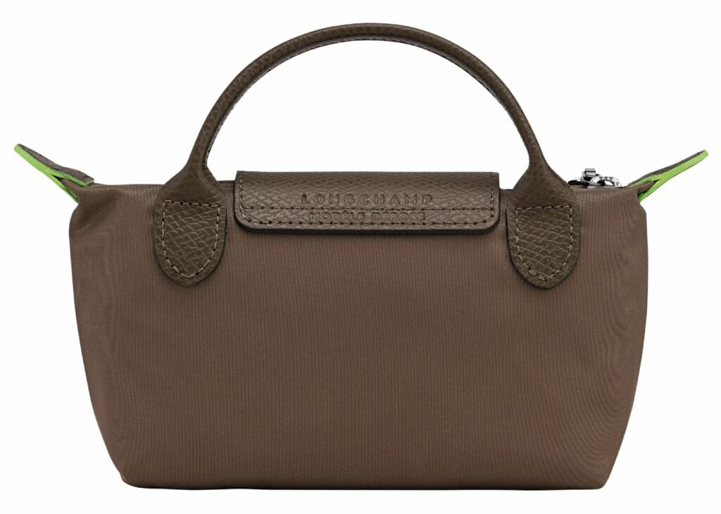 Longchamp Le Pliage Green Pouch With Handle Terra - 34175919813