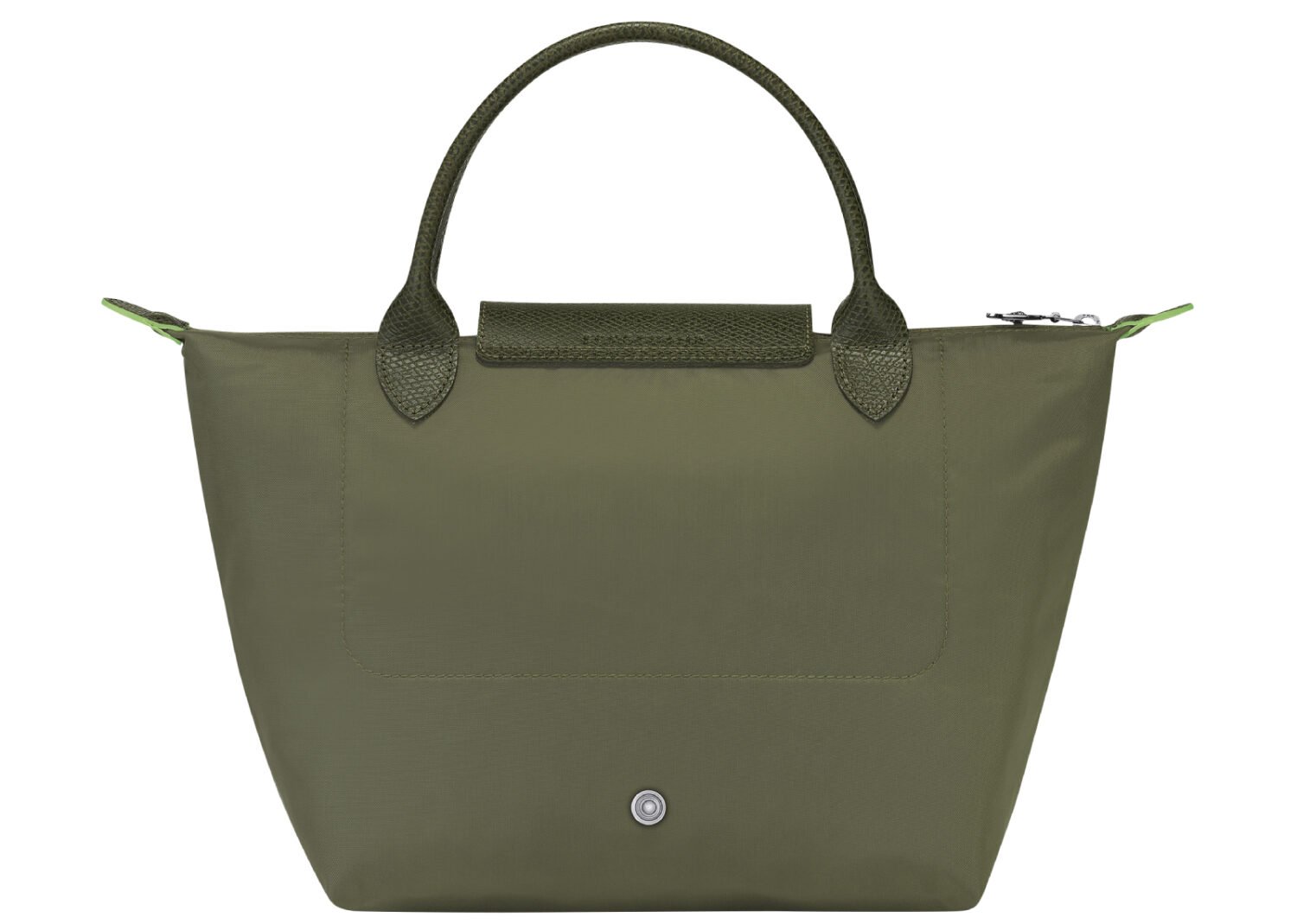 longchamp le pliage green small handbag forest