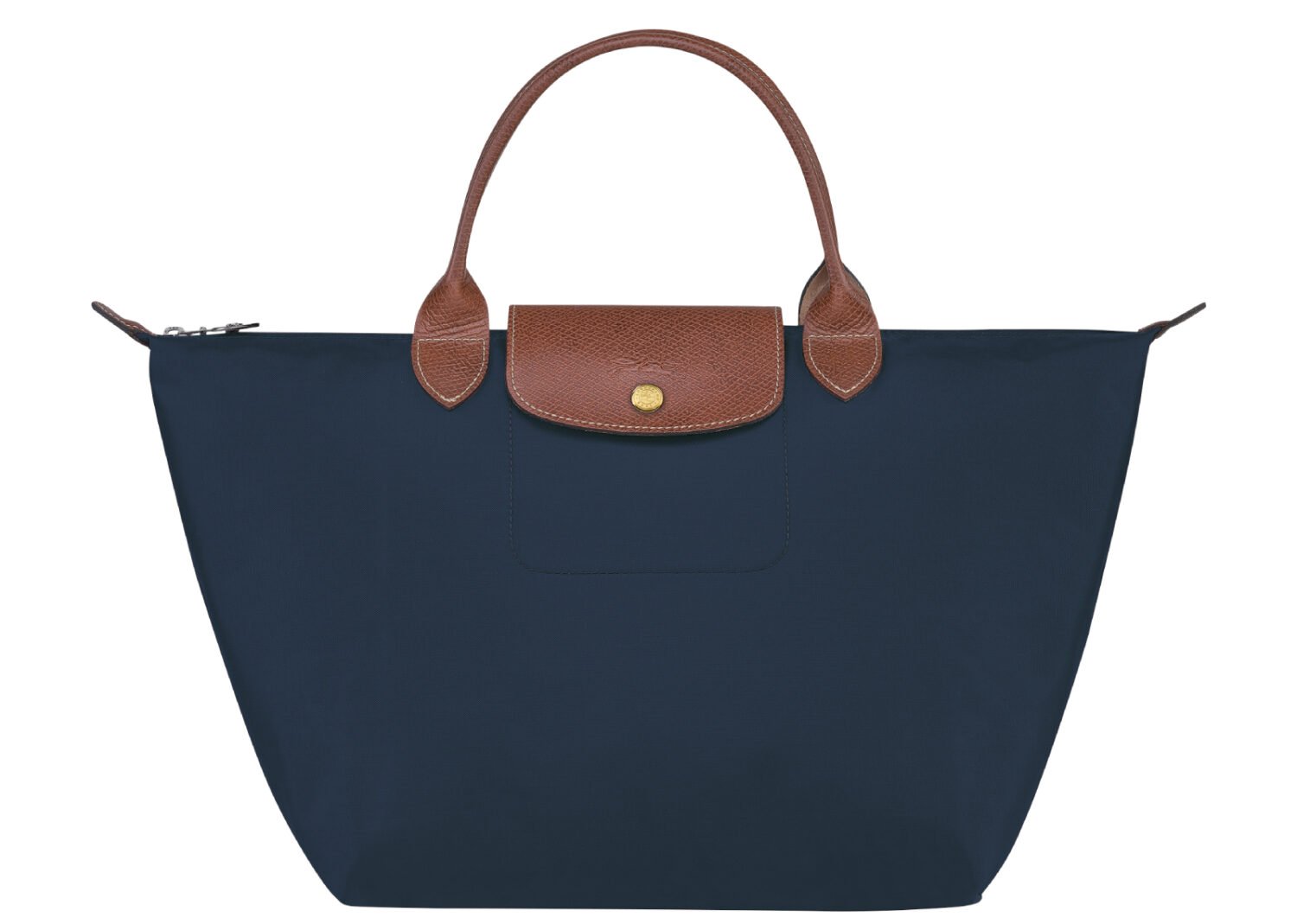 longchamp le pliage original medium handbag navy