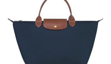 Longchamp Le Pliage Original Medium Handbag Navy