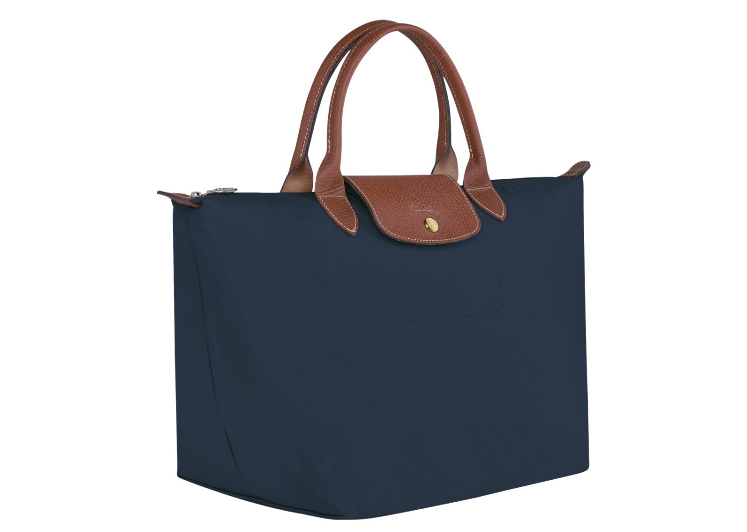 longchamp le pliage original medium handbag navy