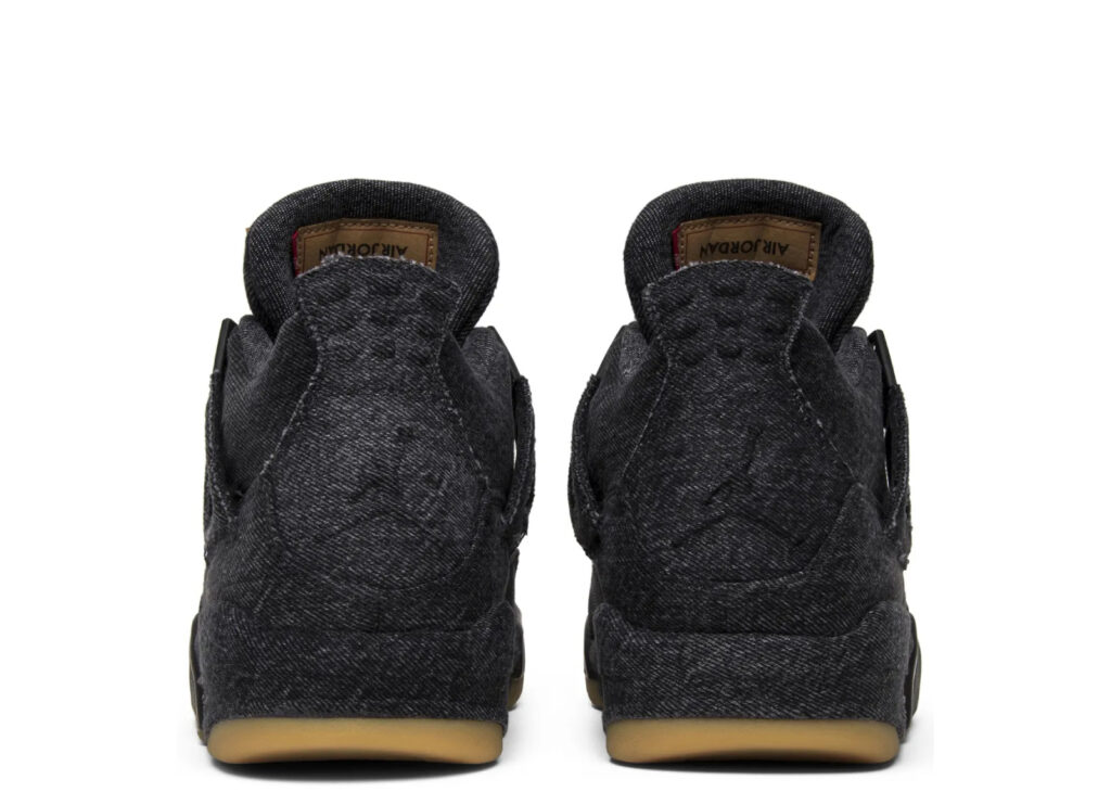 NIKE LEVIS AIR JORDAN 4 ブラック 黒 Rタグ Nike Air Jordan 4 Retro Levis Black (Levis Tag) - AO2571-001
