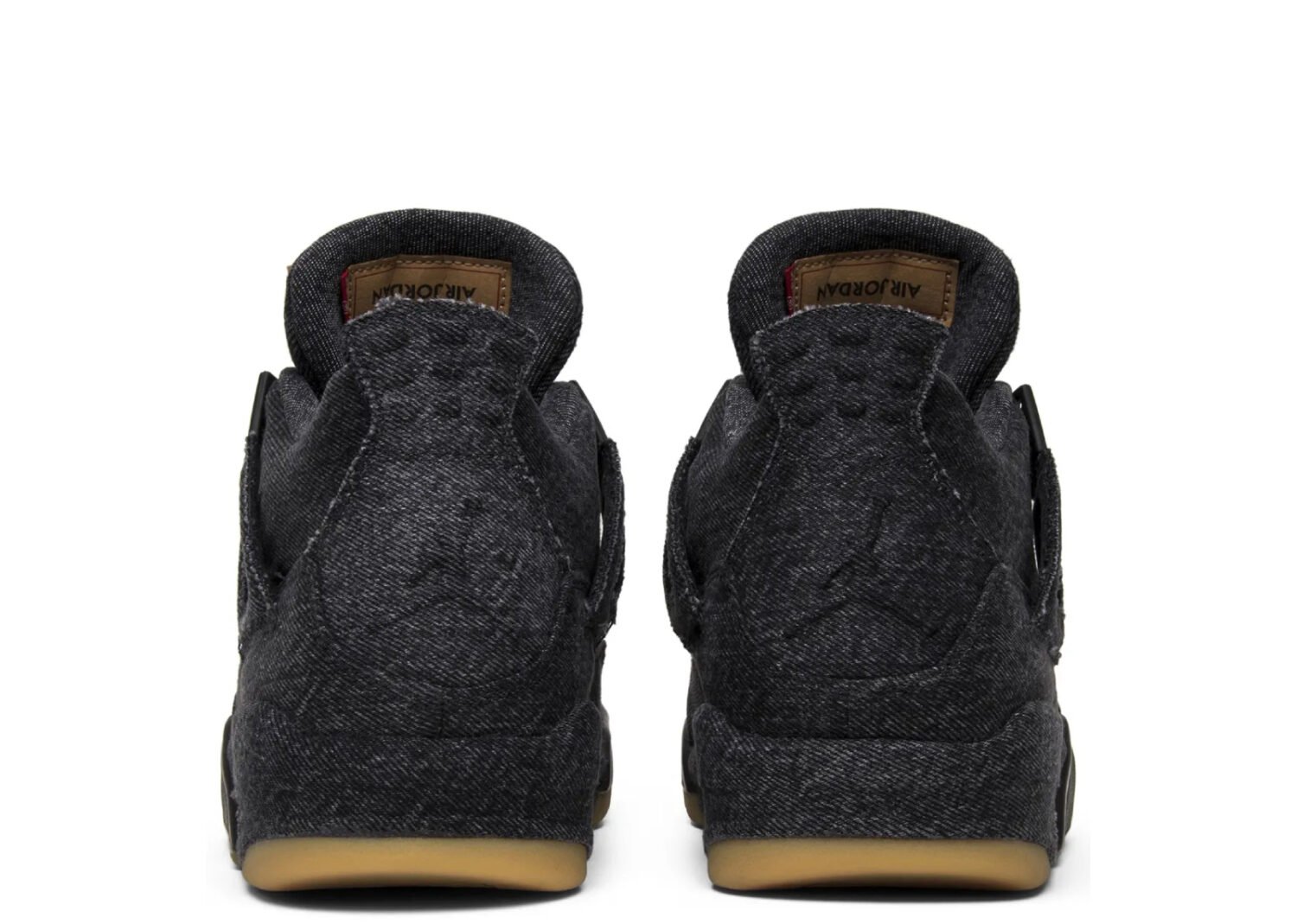 nike air jordan 4 retro levis black (levis tag)