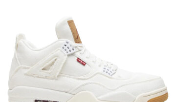 Nike Air Jordan 4 Retro Levis White (Levis Tag)