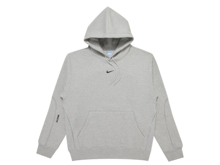 nike x drake nocta cardinal stock hoodie grey