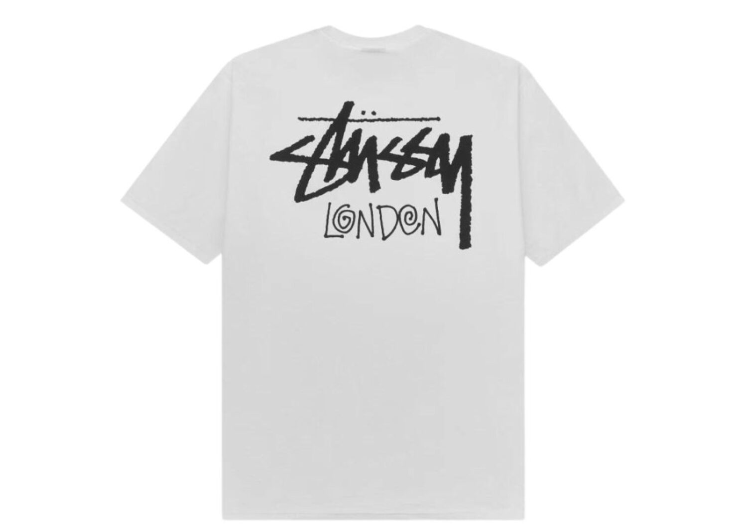 stussy stock london tee white (2024)