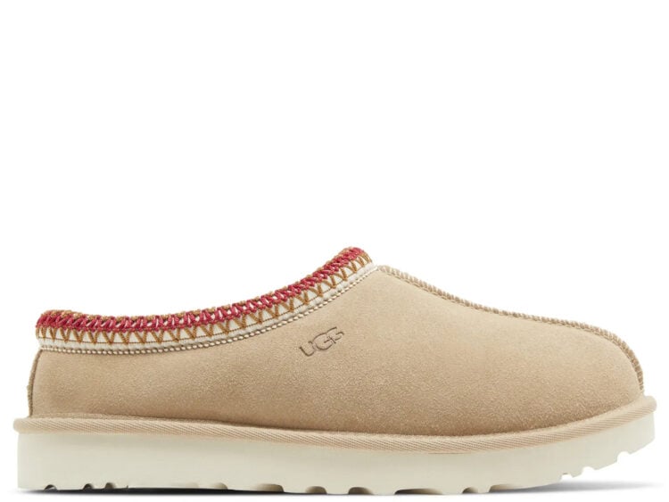 ugg tasman slipper sand dark cherry (w)