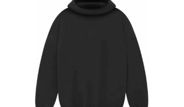 Fear of God Athletics Suede Fleece Hoodie Black