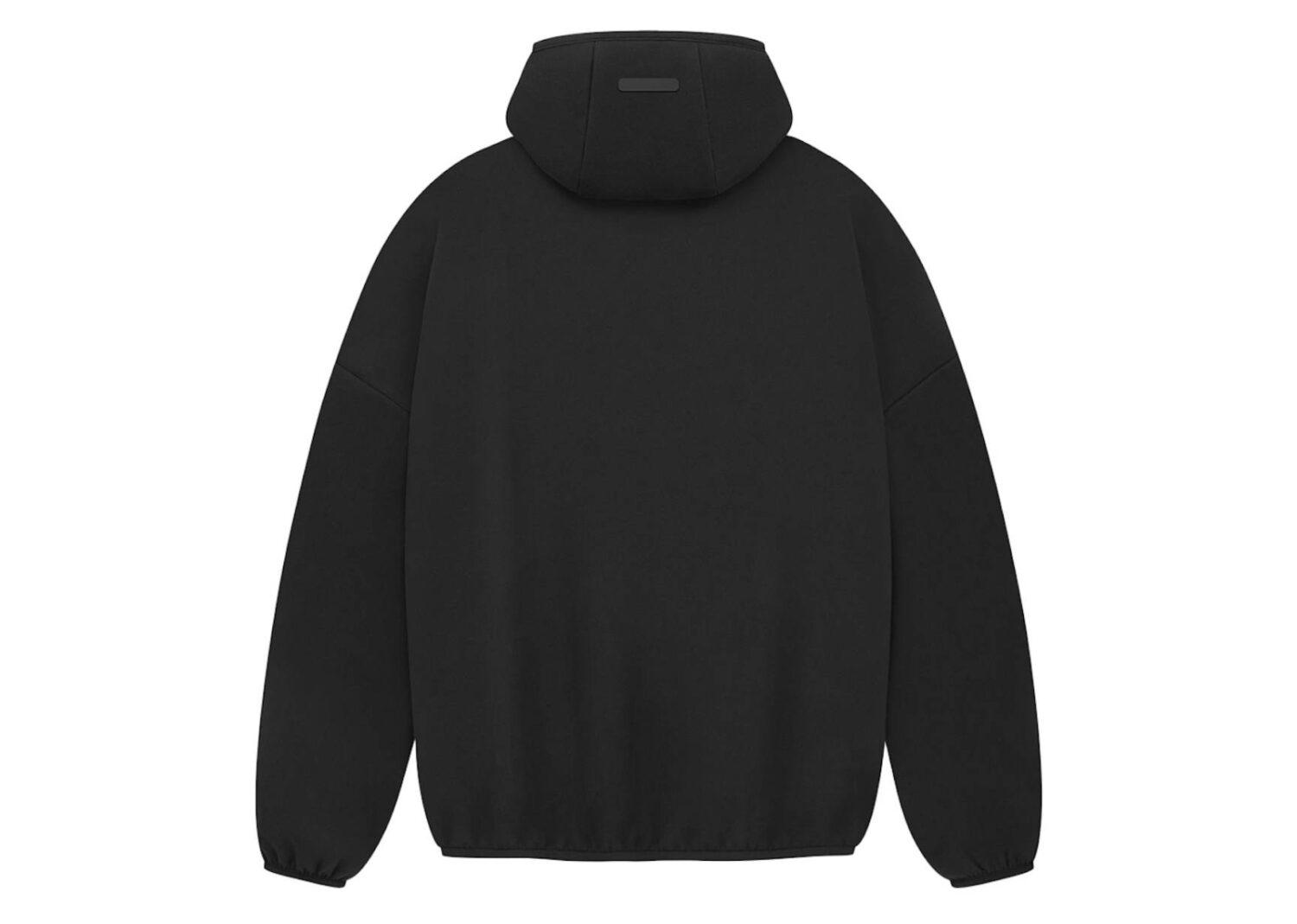 fear of god athletics suede fleece hoodie black