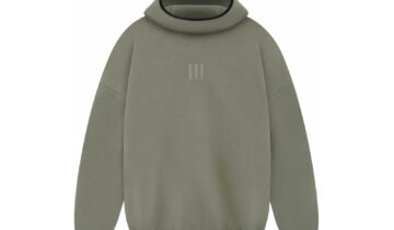 Fear of God Athletics Suede Fleece Hoodie Clay