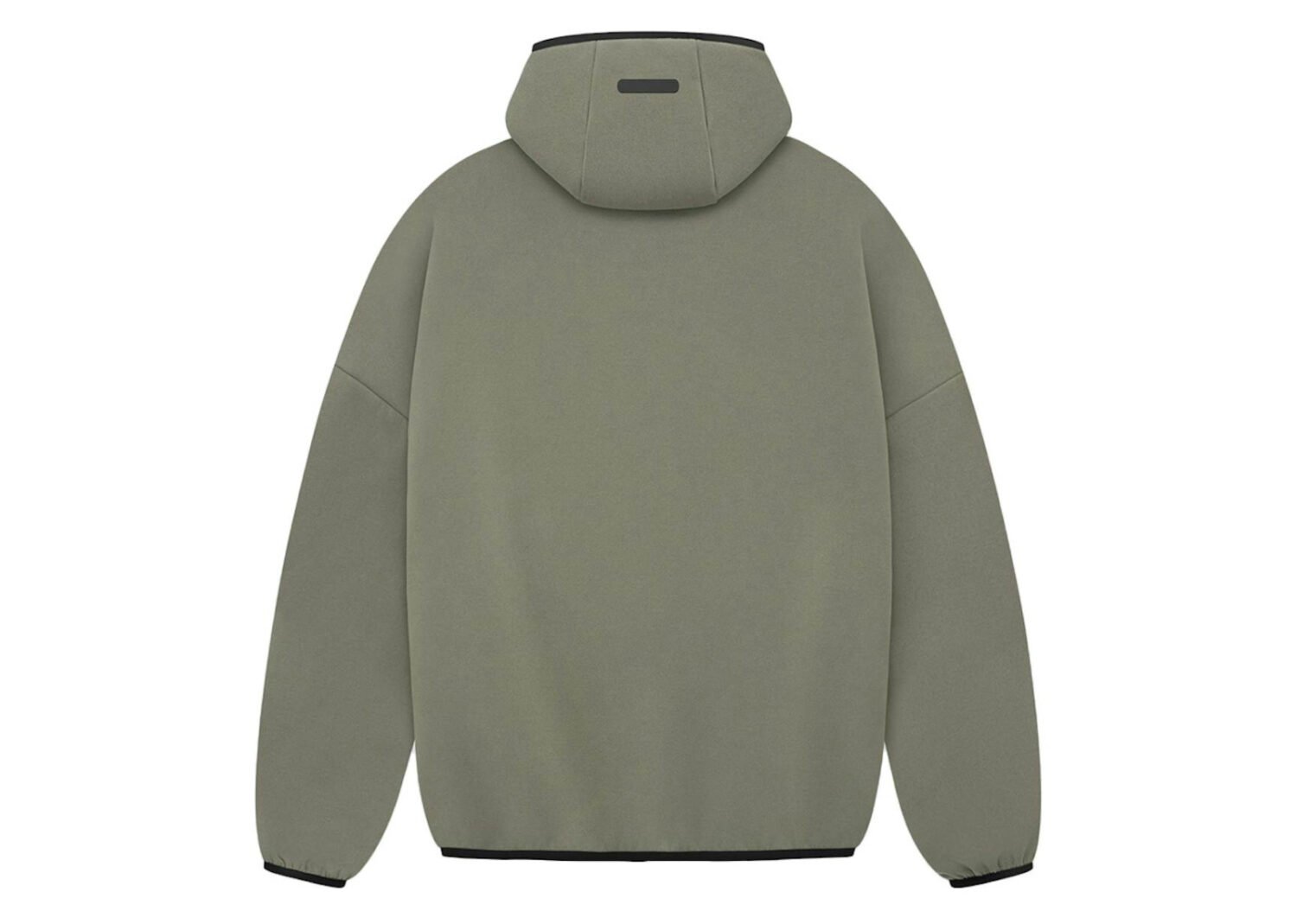 fear of god athletics suede fleece hoodie clay