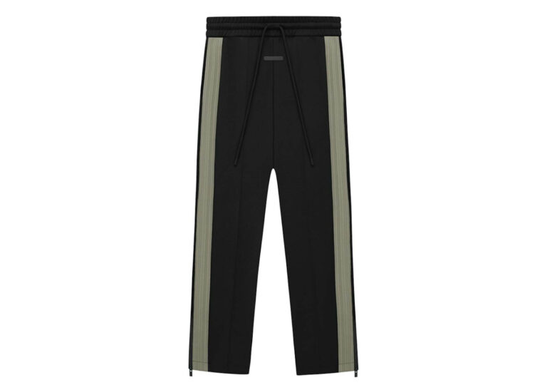 fear of god athletics suede fleece pant black