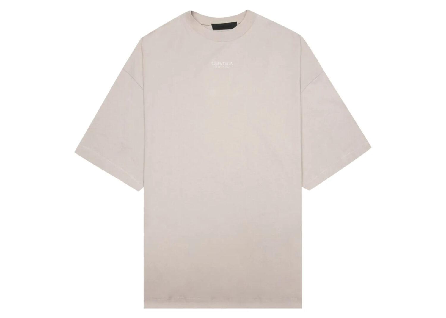 fear of god essentials tee silver cloud